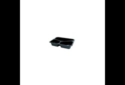 Barquette CPET à sceller noir 225/175/H43mm PC3 - 300 pcs